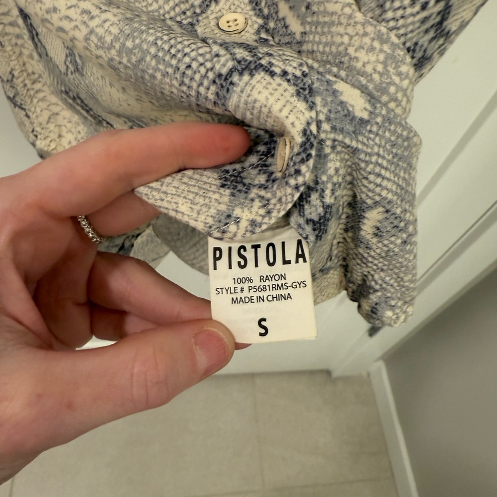 Pistola Snakeskin Top - Picture 3 of 4